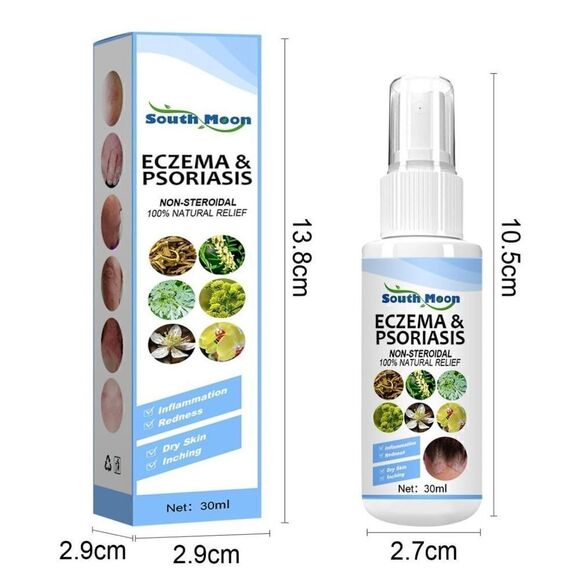 New Seborrheic Dermatitis Spray, Psoriasis Cream, Scalp Cream for Comfort and Re - Picture 2 of 7